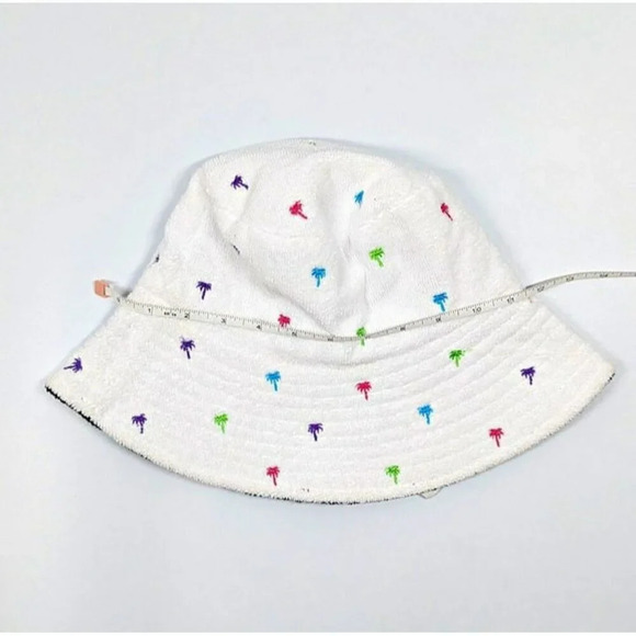 Jocelyn Women\'s The Palm Beach Bucket Hat in White O/S (MSRP $75) main image 5